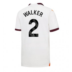 Manchester City Kyle Walker #2 Replica Away Stadium Shirt 2023-24 Short Sleeve